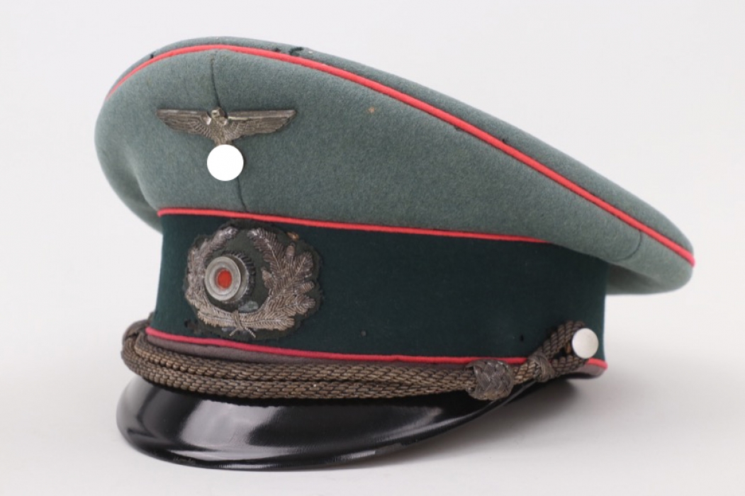 Heer Panzer officer's visor cap