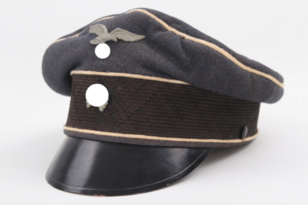 Luftwaffe Hermann Göring visor cap to Fallschirmjäger Uffz. Schaurecken