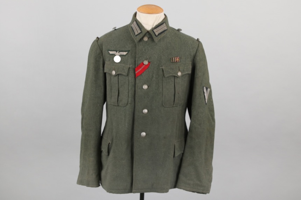 Kriegsmarine M35 grey field tunic coastal artillery