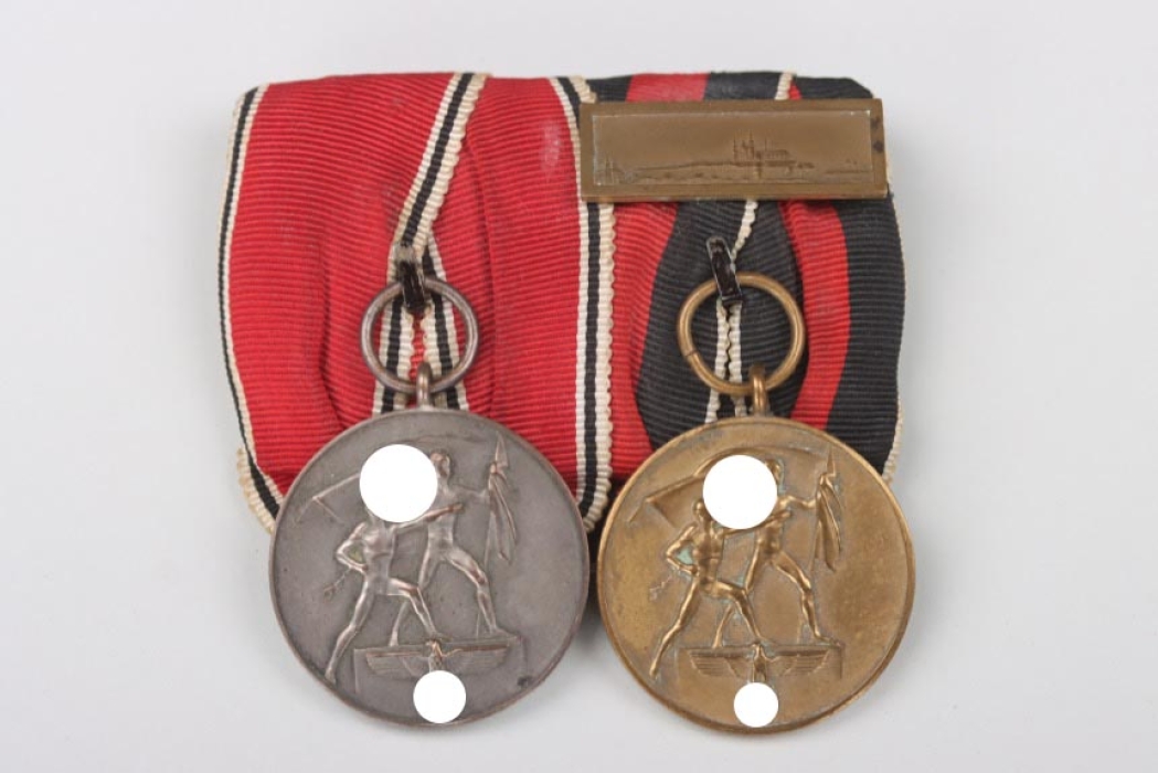 2-place medal bar