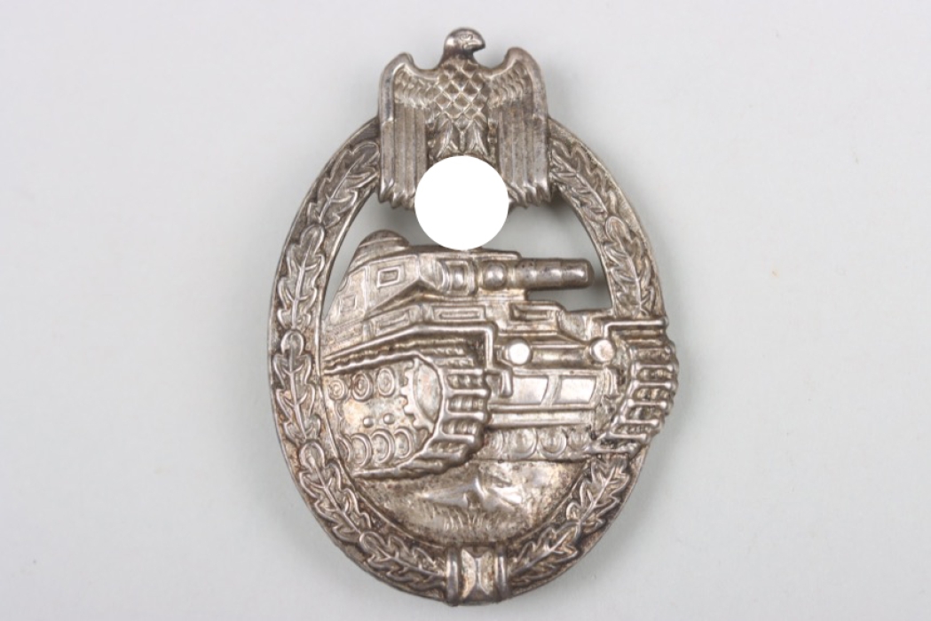 Tank Assault Badge in Silver "O. Schickle"