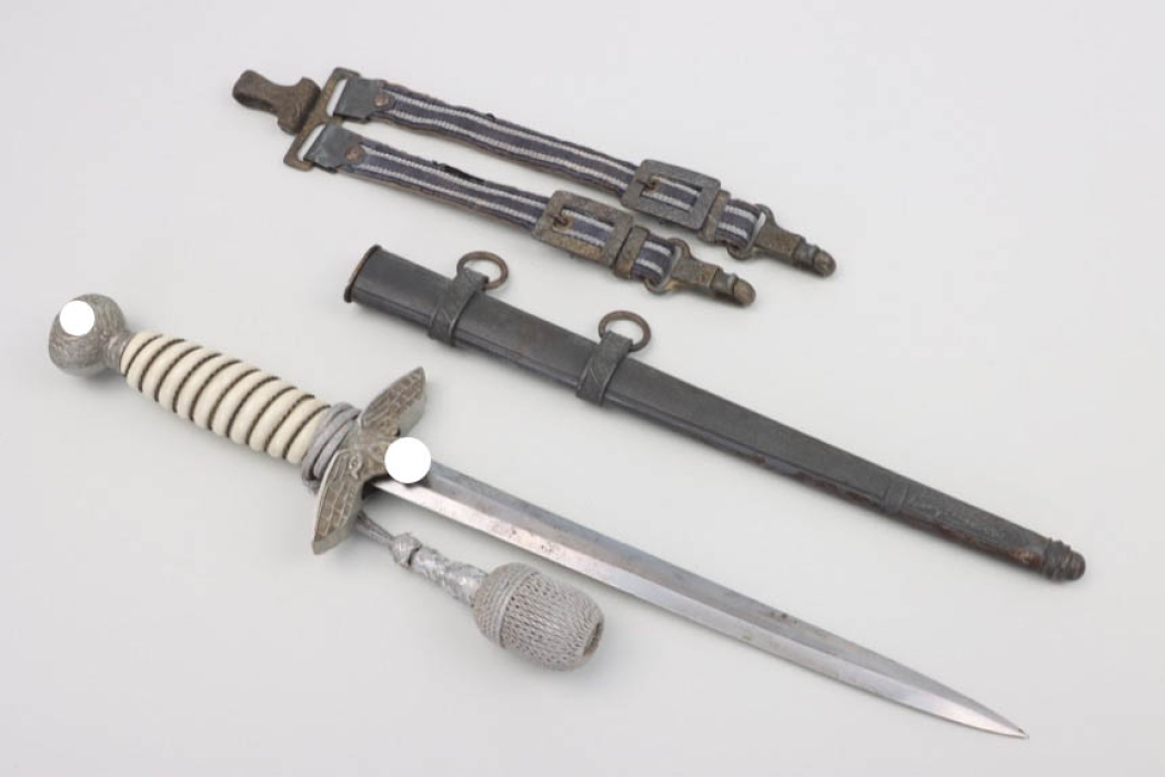 M37 Luftwaffe officer's dagger with portepee & hangers - Schüttelhöfer