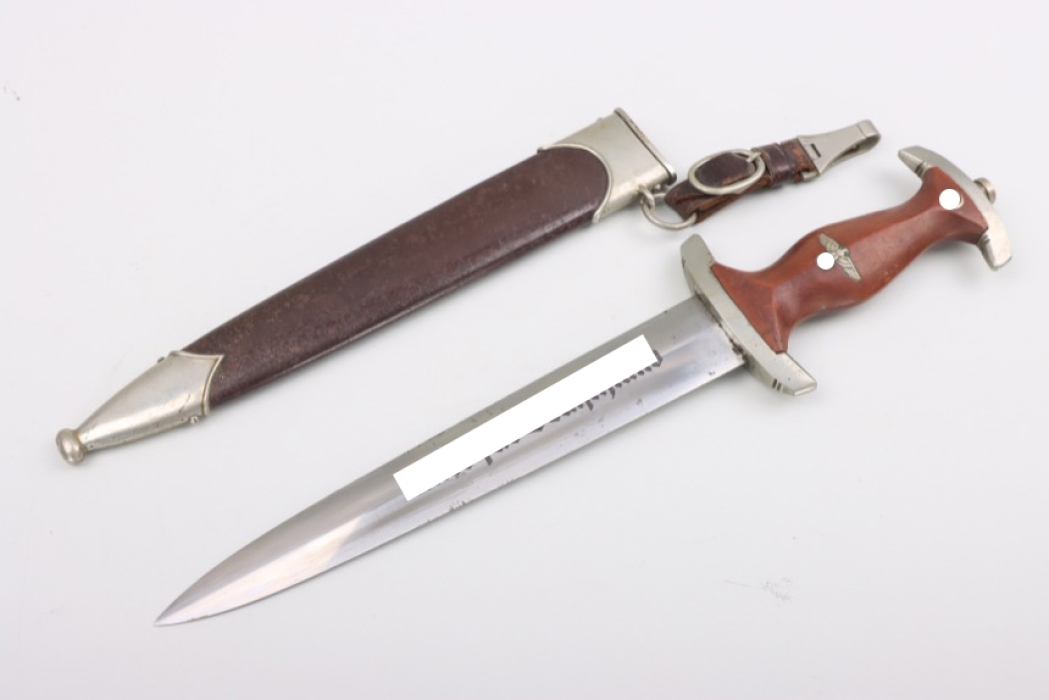 Early M33 SA Service Dagger "Ha" with dagger hanger - Clemen&Jung