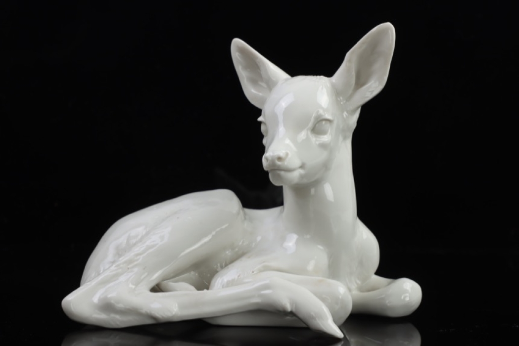 Allach porcelain No.41 - Fawn lying