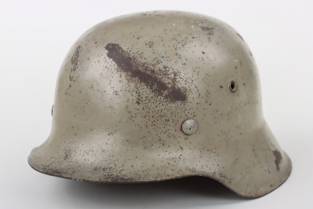 Kriegsmarine "battleship grey" M42 helmet