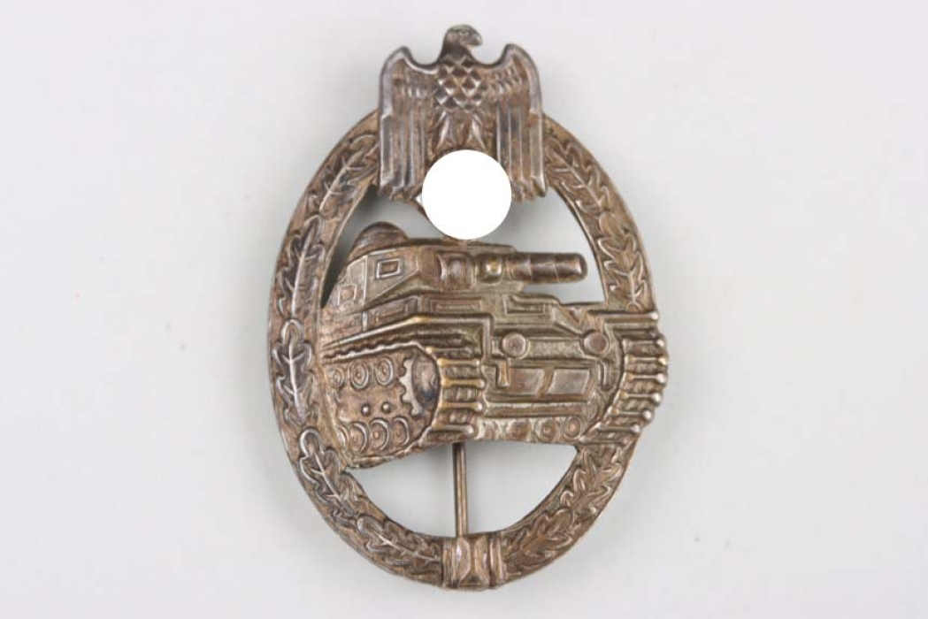 Tank Assault Badge in Silver "O. Schickle"