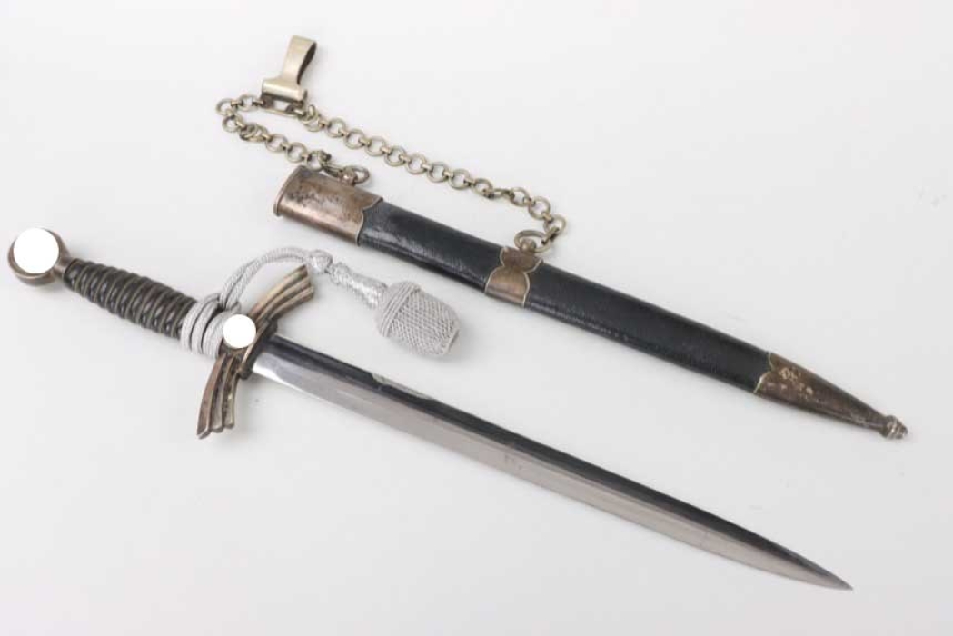 DLV/Luftwaffe aviator dagger "Borddolch" (Heller) with portepee - transitional model