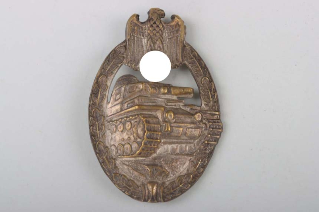 Tank Assault Badge in Silver "W.Deumer"