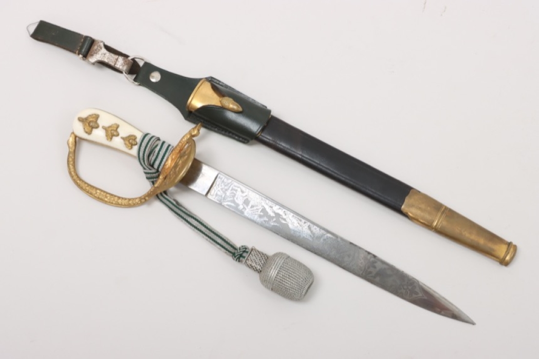 Forestry hunting dagger with frog and portepee - WKC