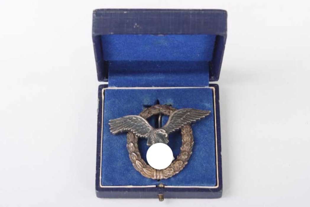 Luftwaffe Pilot's Badge in case - BSW