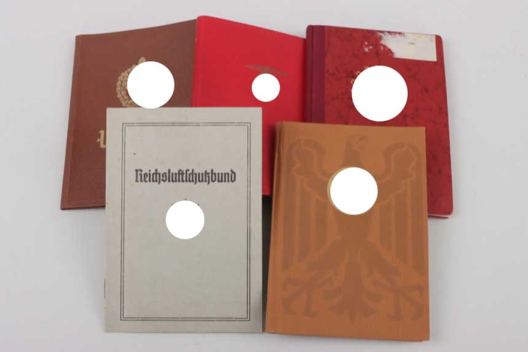 NSDAP document grouping of a political leader