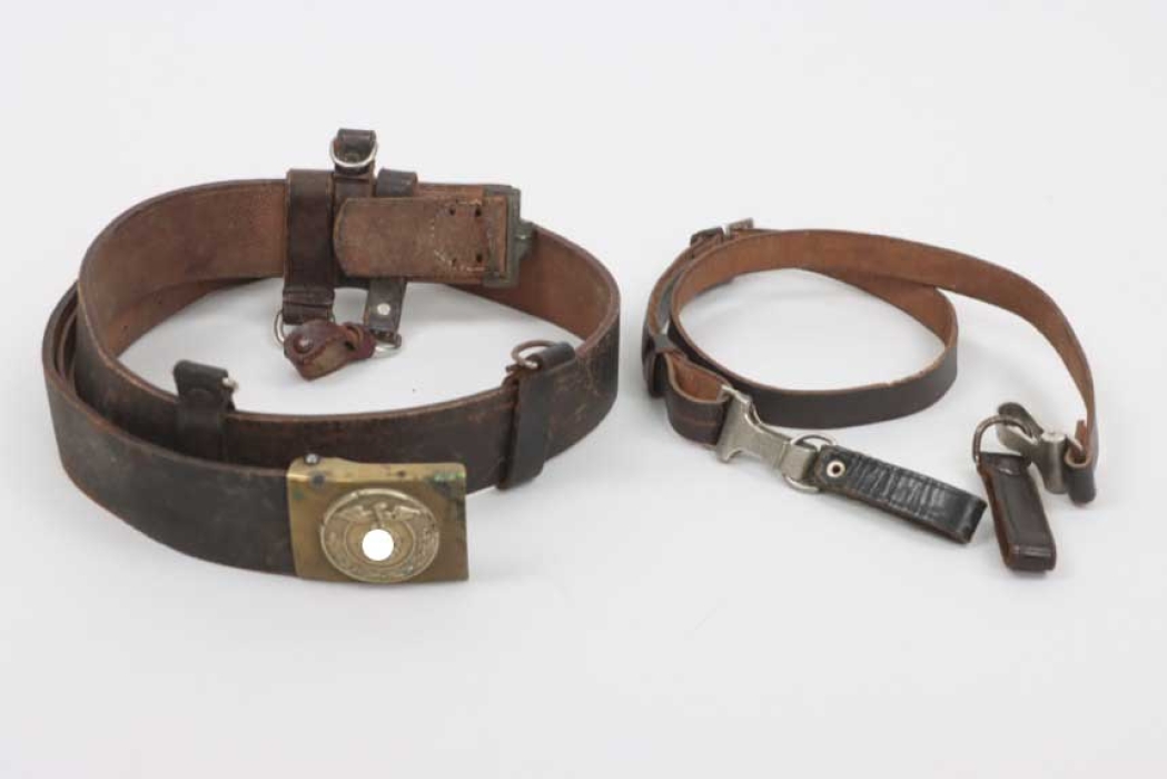 SA EM/NCO buckle with belt and shoulder strap