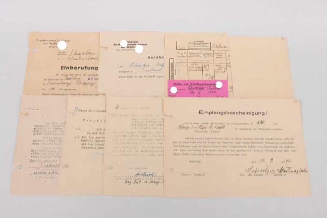 Waffen-SS document grouping