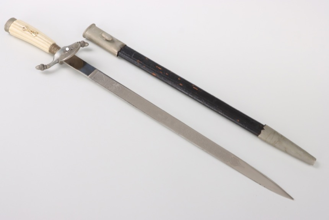 Deutscher Schützenbund "DSV" hunting dagger - Lüneschloss