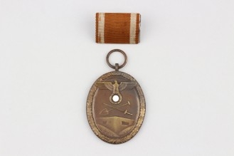 Westwall Medal with ribbon bar