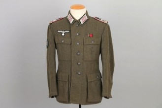 Geb.Pz.Jäg.Abt.94 - M43 field tunic - Oberfähnrich