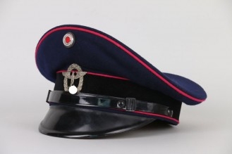 Third Reich firebrigade EM/NCO visor cap